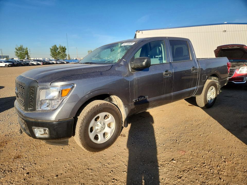 66140636 :رقم المزاد ، 1N6AA1EJ4HN529486 vin ، 2017 Nissan Titan مزاد بيع