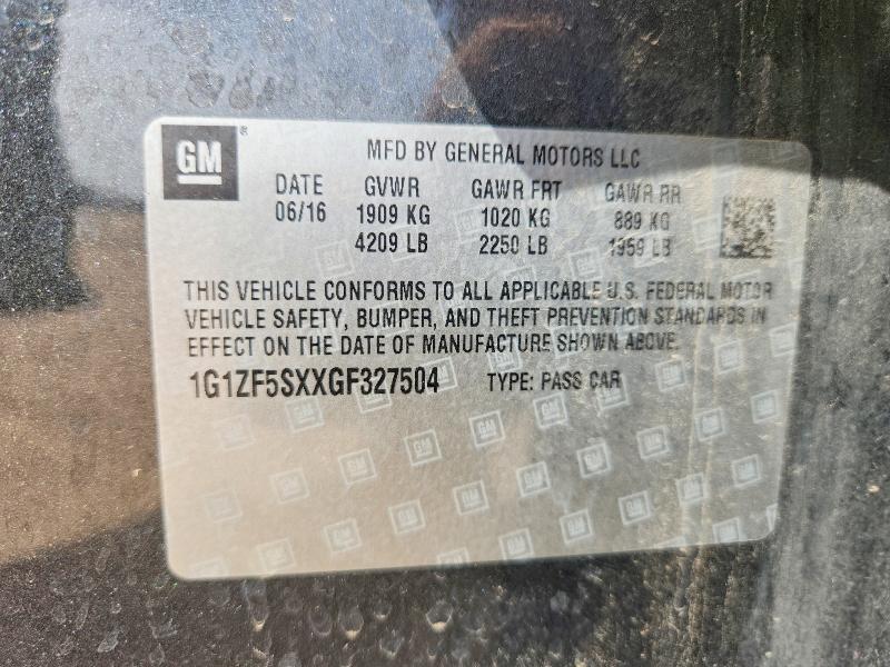 Aukcja sprzedaży 2016 Chevrolet Malibu, vin: 1G1ZF5SXXGF327504, numer aukcji: 65037056