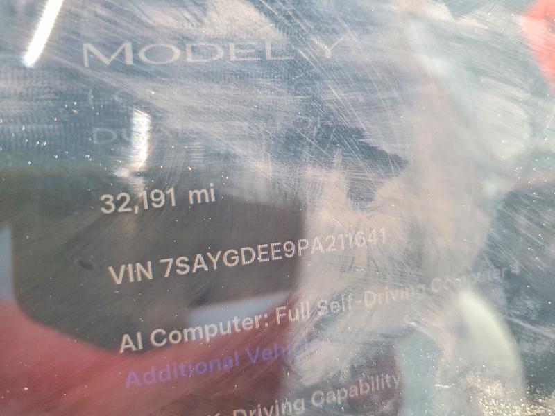 Продаж на аукціоні авто 2023 Tesla Model Y, vin: 7SAYGDEE9PA211641, номер лоту: 64983686