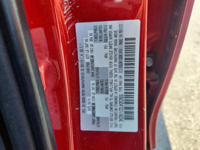 Продаж на аукціоні авто 2018 Mazda 3, vin: 3MZBN1V33JM253568, номер лоту: 64432866