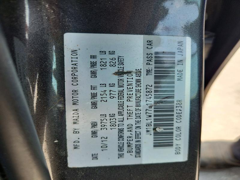 Продаж на аукціоні авто 2013 Mazda 3, vin: JM1BL1W77D1745872, номер лоту: 63547416