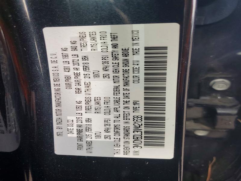64043386 :رقم المزاد ، 3MVDMBDL3NM421638 vin ، 2022 Mazda Cx-30 مزاد بيع
