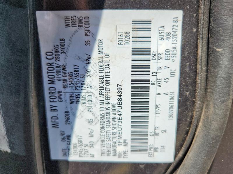 Aukcja sprzedaży 2007 Ford Explorer, vin: 1FMEU73E47UB84397, numer aukcji: 66242616