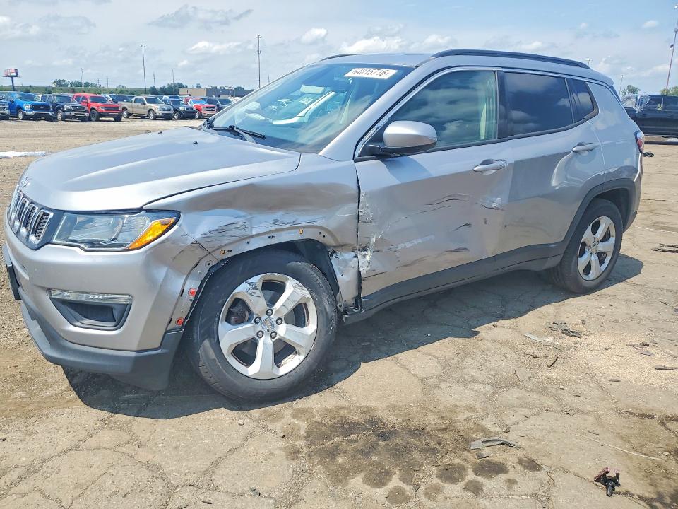 2018 Jeep Compass მანქანა იყიდება აუქციონზე, vin: 3C4NJDBB5JT483708, აუქციონის ნომერი: 64015716