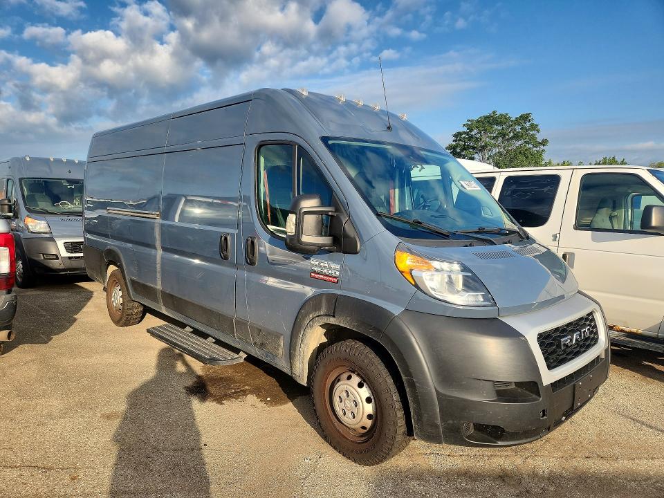 Продаж на аукціоні авто 2021 Ram Promaster 3500, vin: 3C6MRVJG0ME535592, номер лоту: 62263486