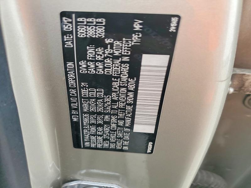 63758676 :رقم المزاد ، YV4A22PL8J1198636 vin ، 2018 Volvo Xc90 مزاد بيع