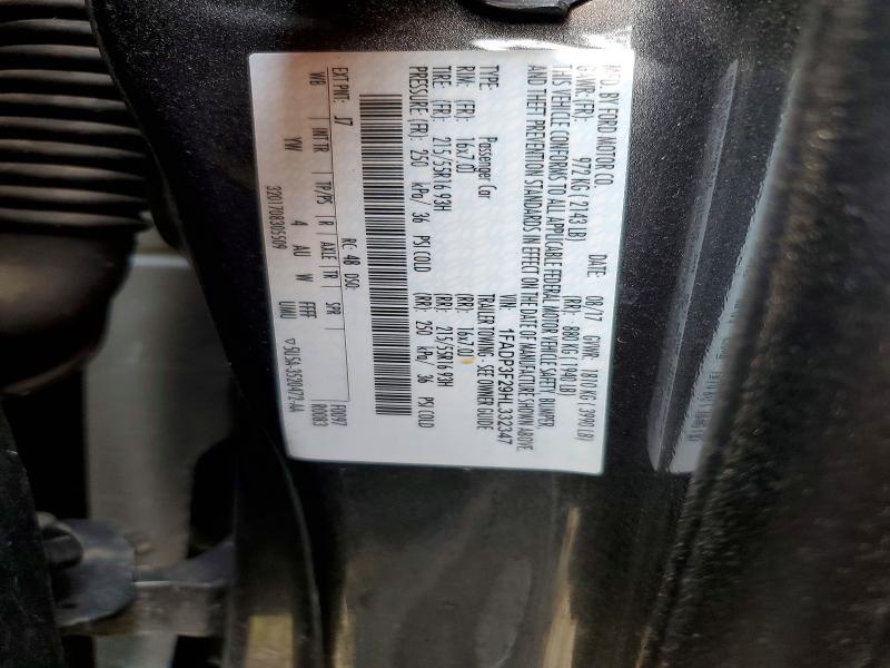 Продажа на аукционе авто 2017 Ford Focus, vin: 1FADP3F29HL332347, номер лота: 63445796