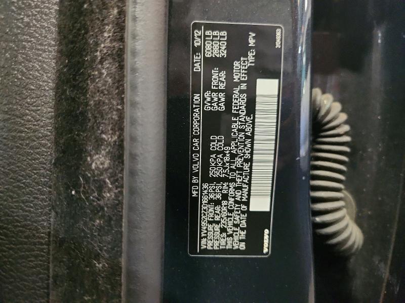 65684766 :رقم المزاد ، YV4952CZ3D1661436 vin ، 2013 Volvo Xc90 مزاد بيع