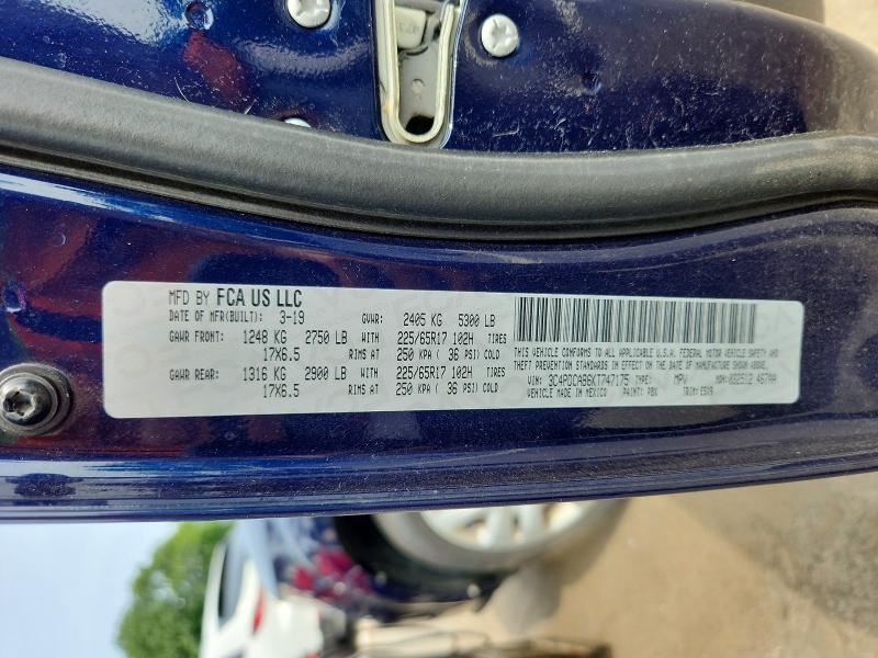 Продажа на аукционе авто 2019 Dodge Journey, vin: 3C4PDCAB6KT747175, номер лота: 64362026