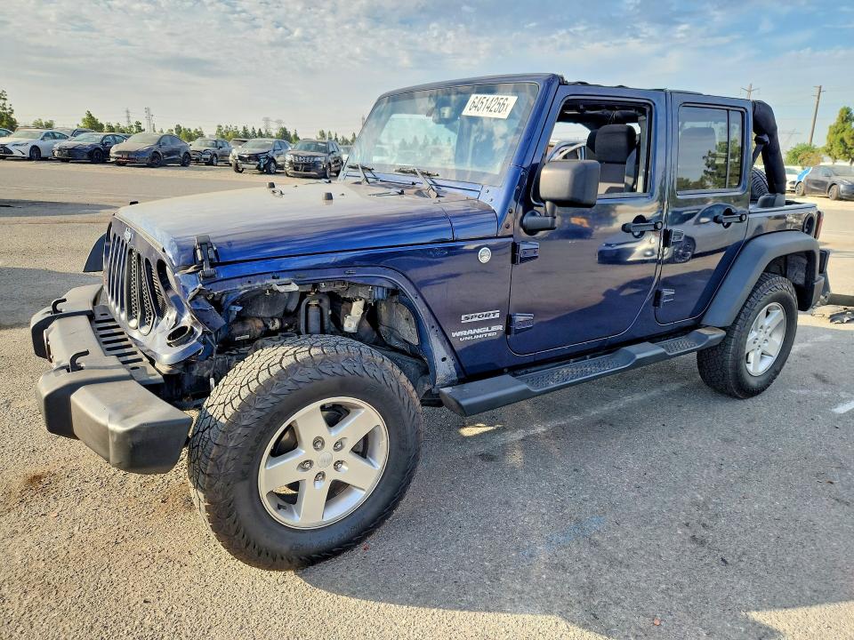 64514256 :رقم المزاد ، 1C4BJWDG2DL618991 vin ، 2013 Jeep Wrangler Unlimited مزاد بيع