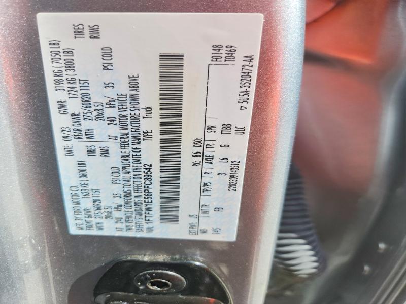 65702676 :رقم المزاد ، 1FTFW1E56PFC89542 vin ، 2023 Ford F150 مزاد بيع