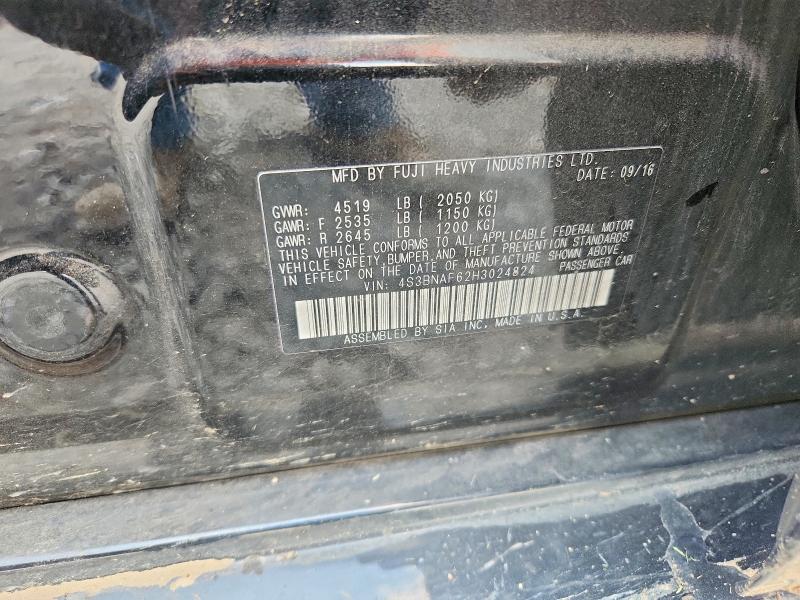 Aukcja sprzedaży 2017 Subaru Legacy, vin: 4S3BNAF62H3024824, numer aukcji: 64356256