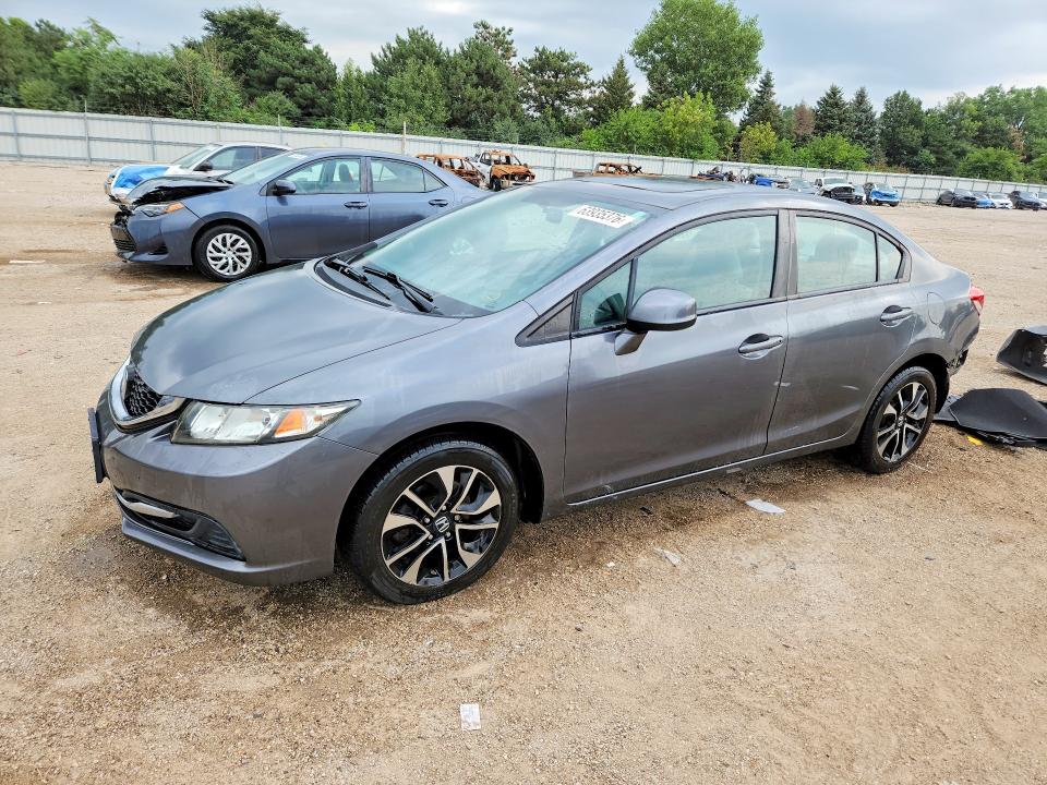 2013 Honda Civic მანქანა იყიდება აუქციონზე, vin: 19XFB2F82DE087524, აუქციონის ნომერი: 63935376