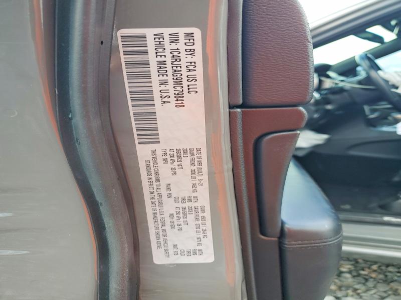 Aukcja sprzedaży 2021 Jeep Grand Cherokee, vin: 1C4RJEAG9MC798418, numer aukcji: 64479906