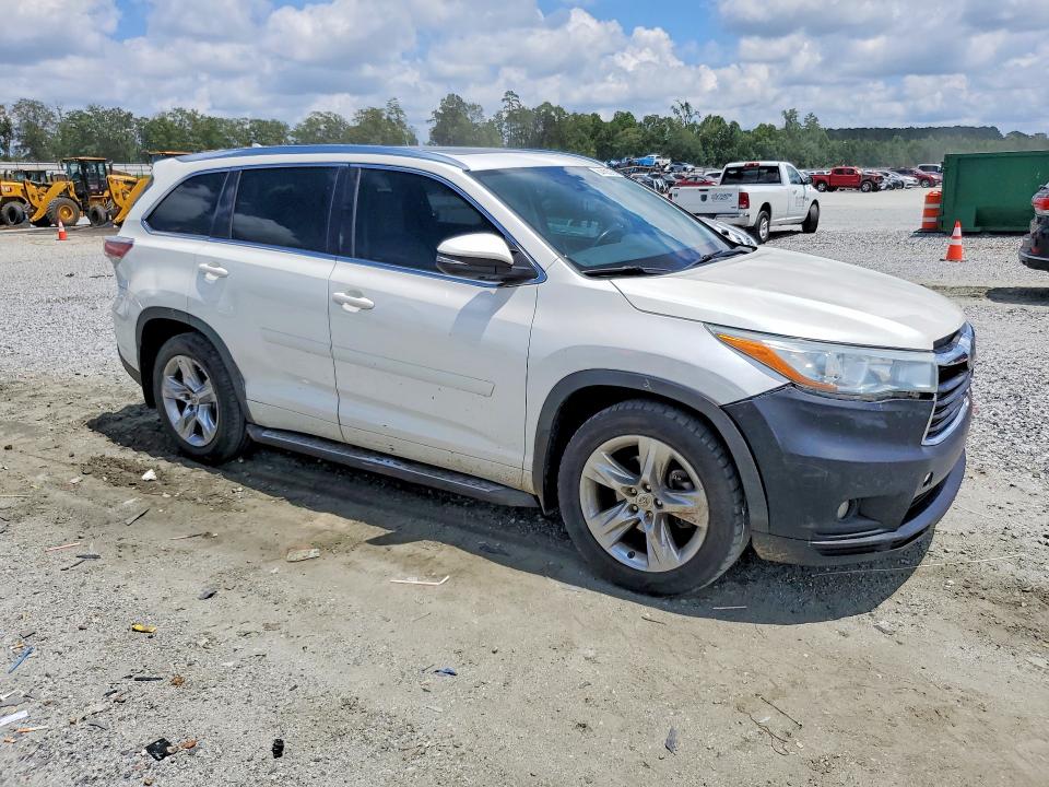2015 Toyota Highlander მანქანა იყიდება აუქციონზე, vin: 5TDDKRFH7FS182606, აუქციონის ნომერი: 64458316