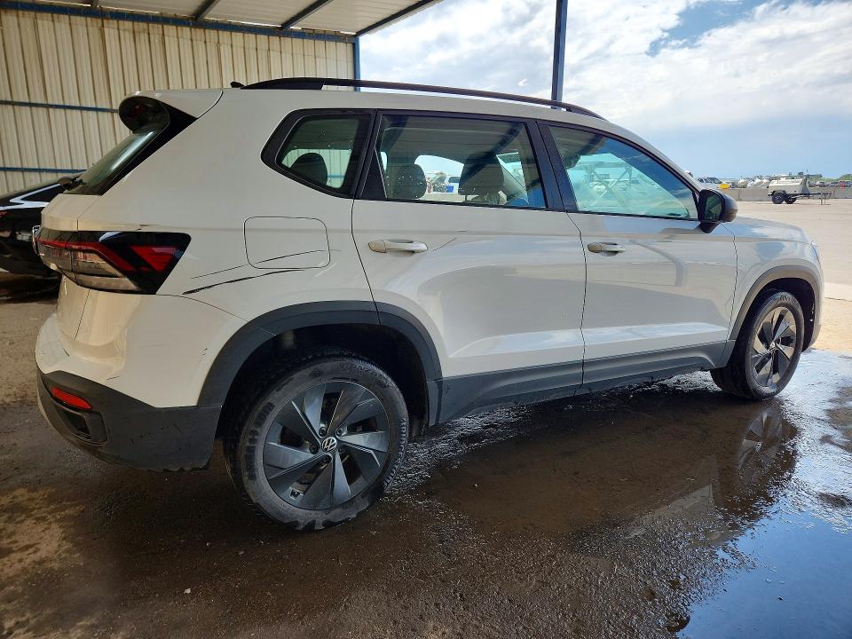 2025 Volkswagen Taos მანქანა იყიდება აუქციონზე, vin: 3VV5C7B27SM033129, აუქციონის ნომერი: 64380666