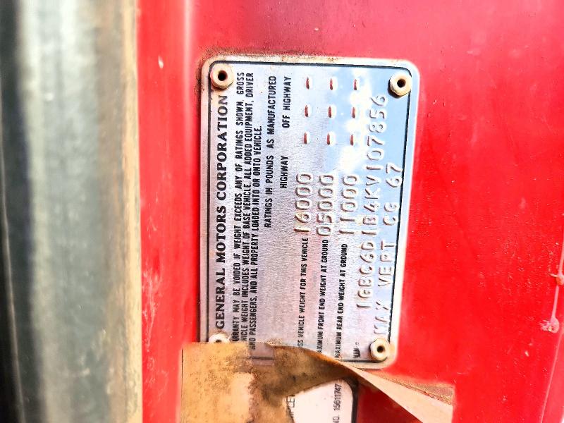 Aukcja sprzedaży 1989 Chevrolet C6000, vin: 1GBC6D1B4KV107856, numer aukcji: 55515196