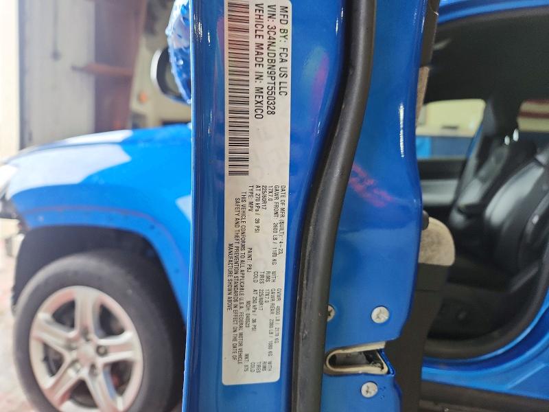 66024556 :رقم المزاد ، 3C4NJDBN9PT550328 vin ، 2023 Jeep Compass مزاد بيع