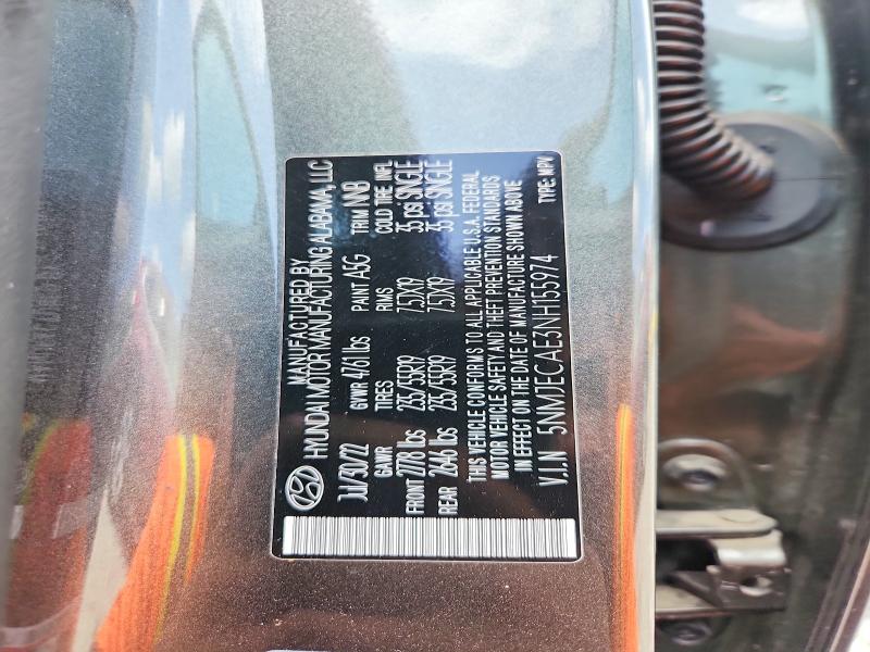 Продажа на аукционе авто 2022 Hyundai Tucson, vin: 5NMJECAE3NH155974, номер лота: 64408806