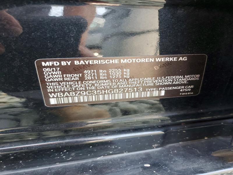 Aukcja sprzedaży 2017 Bmw 330, vin: WBA8Z9C35HG827513, numer aukcji: 64313026
