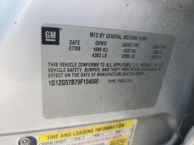 65268016 :رقم المزاد ، 1G1ZG57B79F104995 vin ، 2009 Chevrolet Malibu مزاد بيع