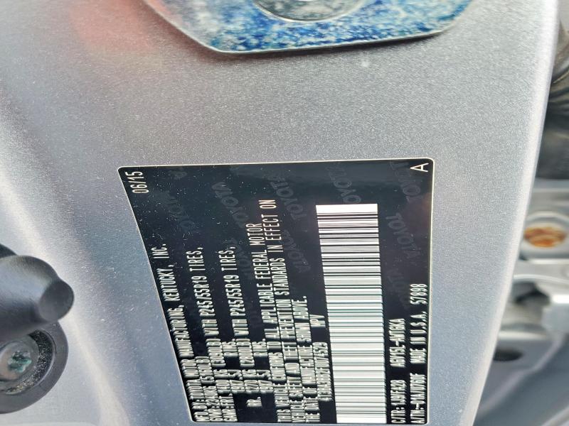 2015 Toyota Venza მანქანა იყიდება აუქციონზე, vin: 4T3BA3BB2FU074529, აუქციონის ნომერი: 64179346