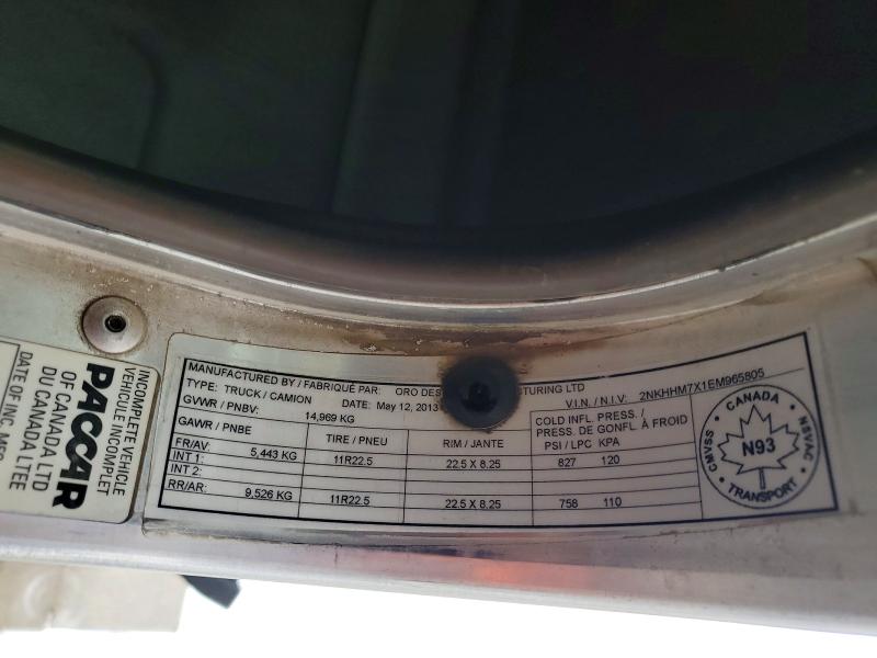 Aukcja sprzedaży 2014 Kenworth T370, vin: 2NKHHM7X1EM965805, numer aukcji: 65825206