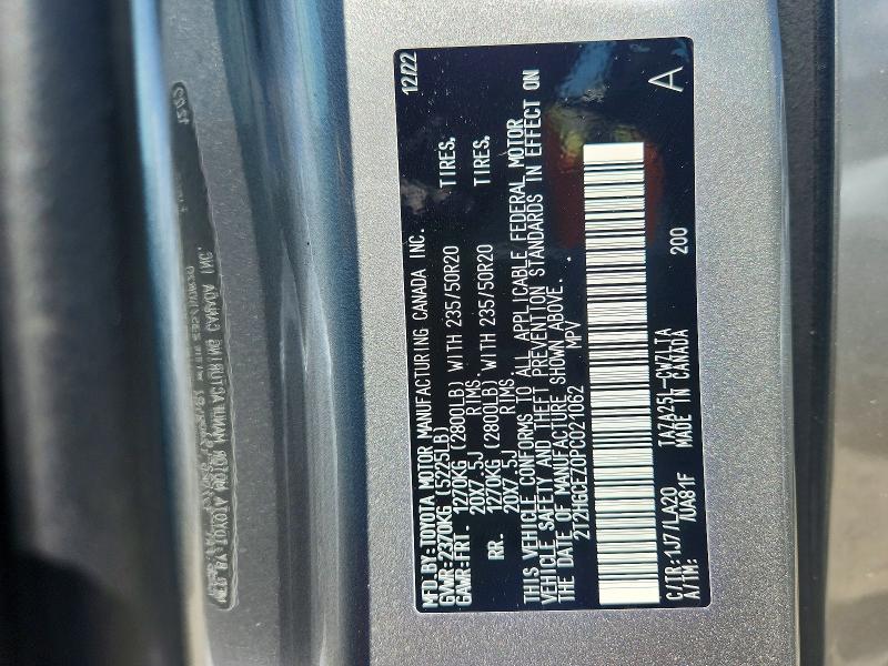 Продажа на аукционе авто 2023 Lexus Nx, vin: 2T2HGCEZ0PC021062, номер лота: 63822566
