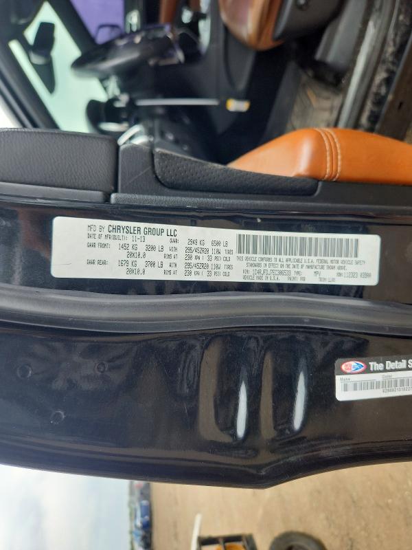 2014 Jeep Grand Cherokee მანქანა იყიდება აუქციონზე, vin: 1C4RJFDJ7EC306533, აუქციონის ნომერი: 63446506
