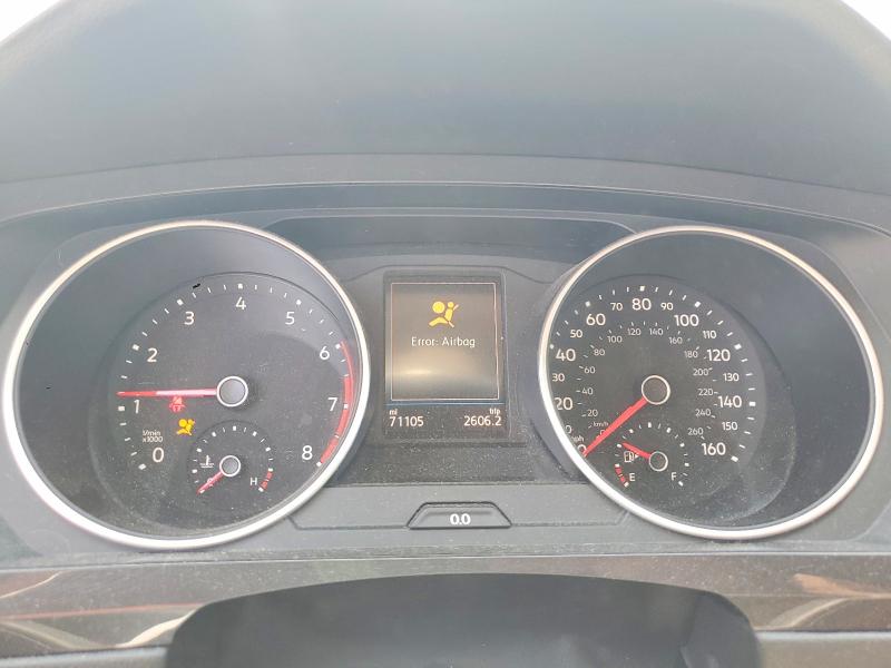 2019 Volkswagen Tiguan მანქანა იყიდება აუქციონზე, vin: 3VV2B7AX3KM107357, აუქციონის ნომერი: 63768256