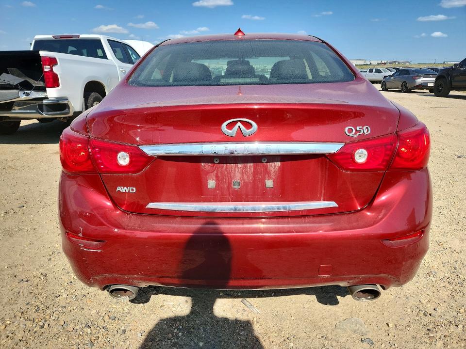 Продажа на аукционе авто 2014 Infiniti Q50, vin: JN1BV7AR6EM706036, номер лота: 65445116