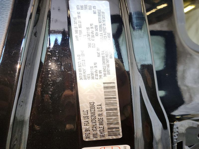 2022 Jeep Wrangler Unlimited მანქანა იყიდება აუქციონზე, vin: 1C4HJXDG3NW235643, აუქციონის ნომერი: 63741756