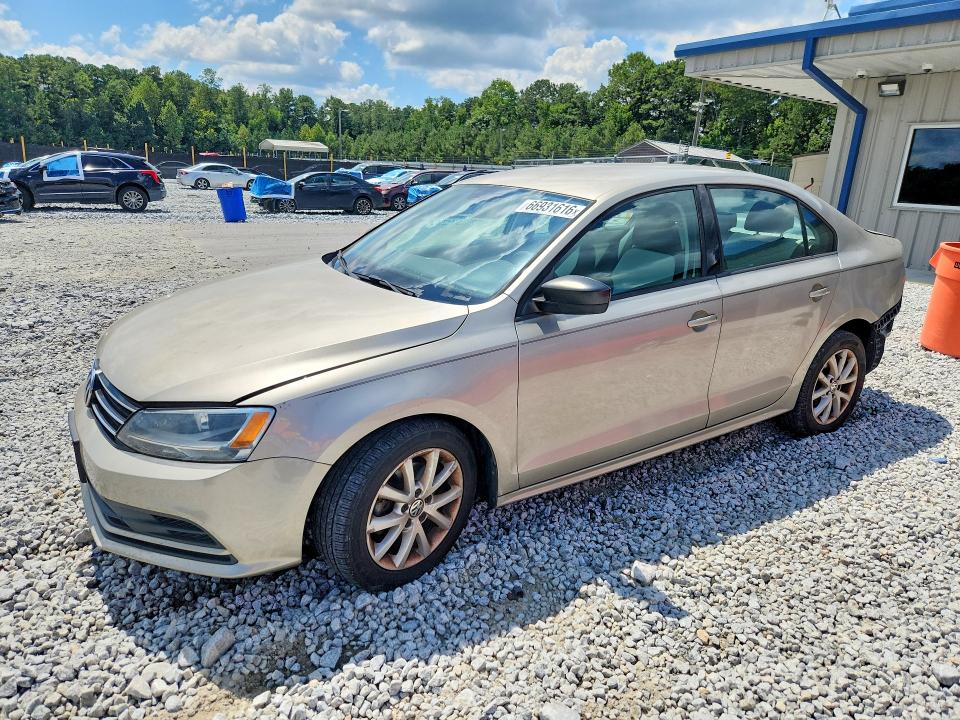 2015 Volkswagen Jetta მანქანა იყიდება აუქციონზე, vin: 3VWD07AJ9FM313701, აუქციონის ნომერი: 66931616