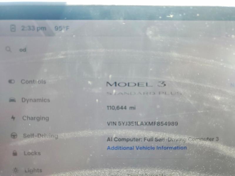 Aukcja sprzedaży 2021 Tesla Model 3, vin: 5YJ3E1EAXMF854989, numer aukcji: 65024036