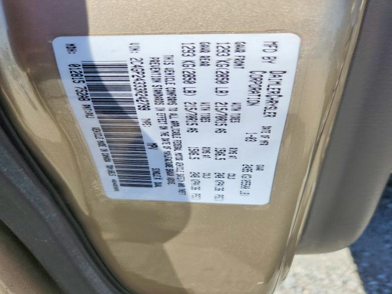 Продажа на аукционе авто 2003 Chrysler Town & Country, vin: 2C4GP24333R242799, номер лота: 64980786