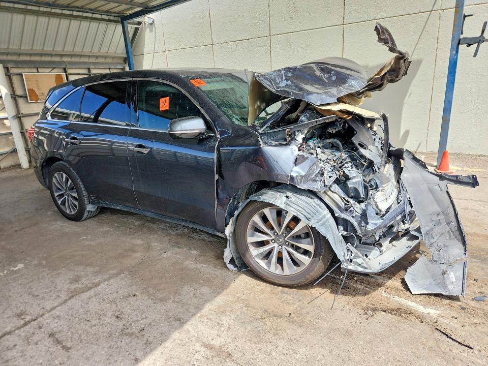 63765946 :رقم المزاد ، 5FRYD4H44GB046348 vin ، 2016 Acura Mdx مزاد بيع