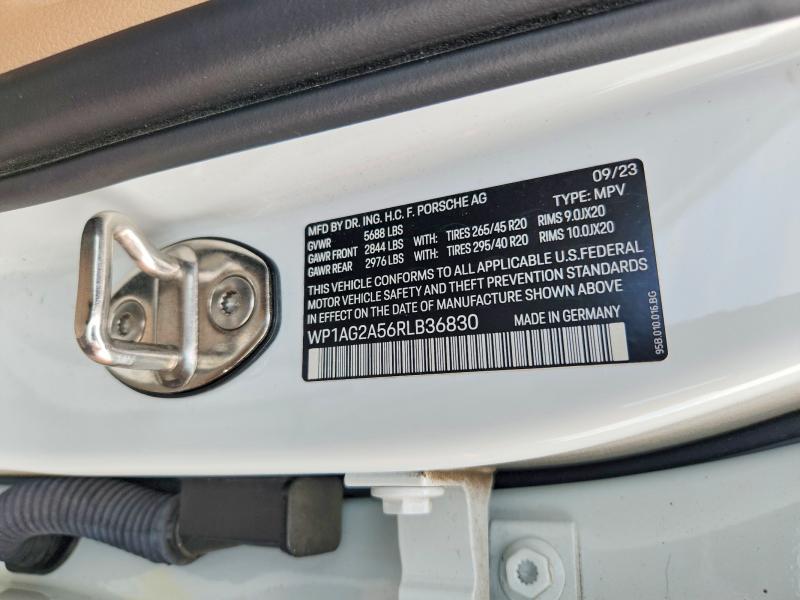 Продаж на аукціоні авто 2024 Porsche Macan, vin: WP1AG2A56RLB36830, номер лоту: 61238846