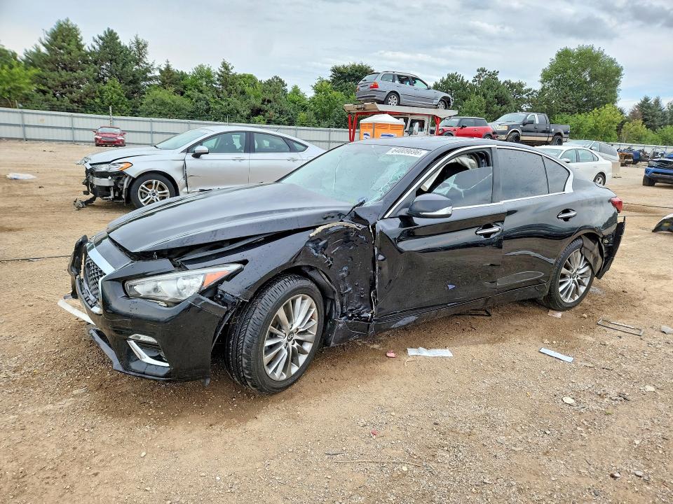 2019 Infiniti Q50 მანქანა იყიდება აუქციონზე, vin: JN1EV7AP5KM513335, აუქციონის ნომერი: 64009696