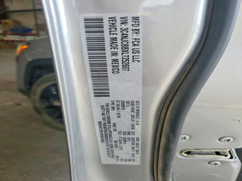Продаж на аукціоні авто 2020 Jeep Compass, vin: 3C4NJCBBXLT252607, номер лоту: 66447176