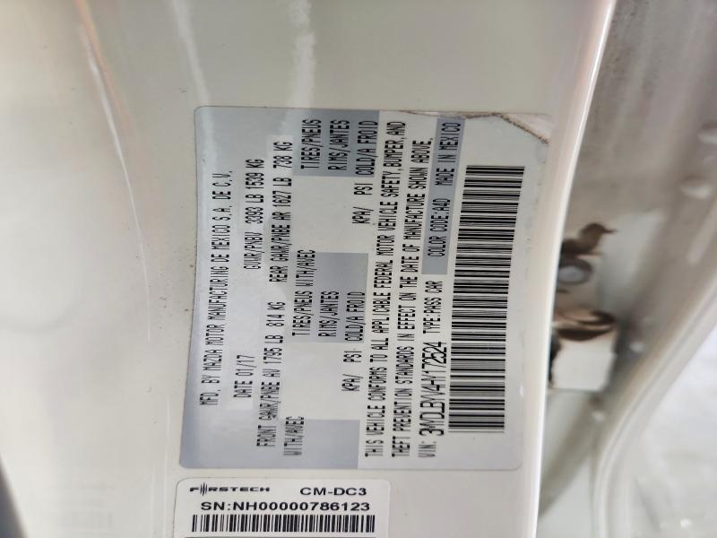 2017 Toyota Yaris მანქანა იყიდება აუქციონზე, vin: 3MYDLBYV4HY172524, აუქციონის ნომერი: 65159216