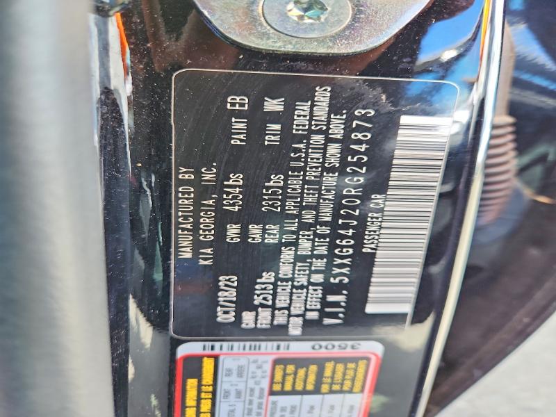 Aukcja sprzedaży 2024 Kia K5, vin: 5XXG64J20RG254873, numer aukcji: 67376246