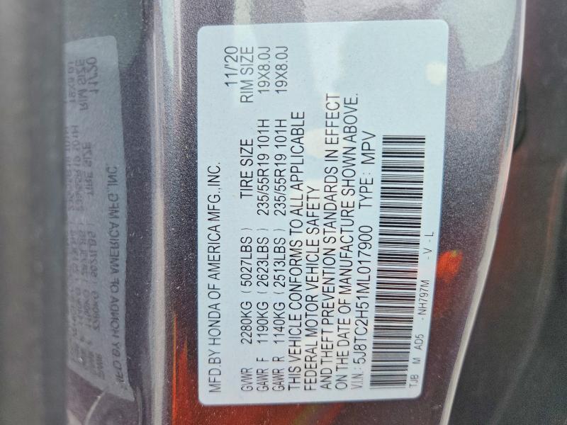 Продажа на аукционе авто 2021 Acura Rdx, vin: 5J8TC2H51ML017900, номер лота: 67301516
