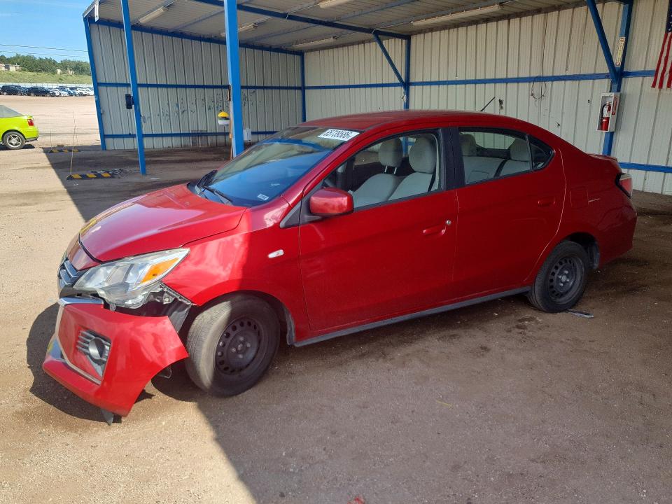 2021 Mitsubishi Mirage მანქანა იყიდება აუქციონზე, vin: ML32FUFJ6MHF01115, აუქციონის ნომერი: 65739586
