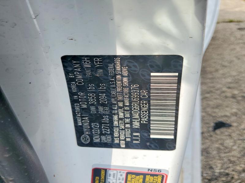 2024 Hyundai Elantra მანქანა იყიდება აუქციონზე, vin: KMHLM4DG6RU699376, აუქციონის ნომერი: 64044116