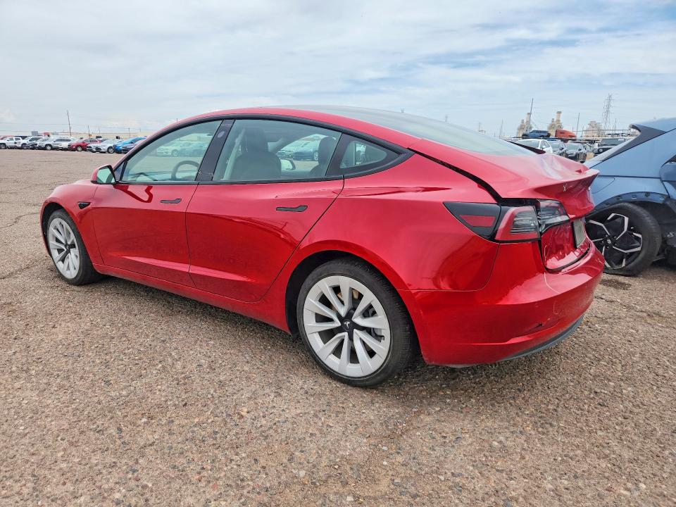 62600296 :رقم المزاد ، 5YJ3E1EA9NF304829 vin ، 2022 Tesla Model 3 مزاد بيع