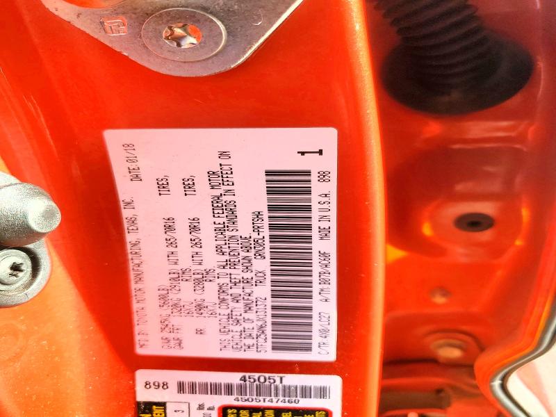 Aukcja sprzedaży 2018 Toyota Tacoma, vin: 5TFCZ5AN6JX131372, numer aukcji: 63797396