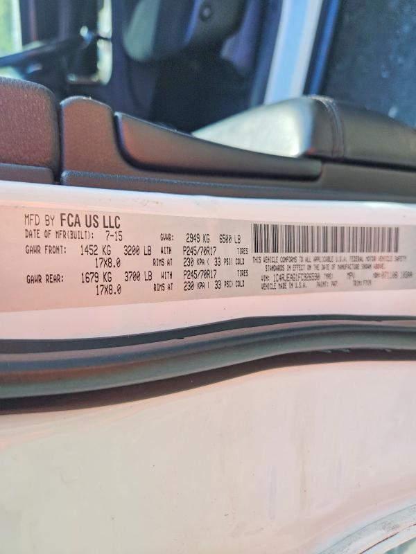 63778356 :رقم المزاد ، 1C4RJEAG1FC926590 vin ، 2015 Jeep Grand Cherokee مزاد بيع