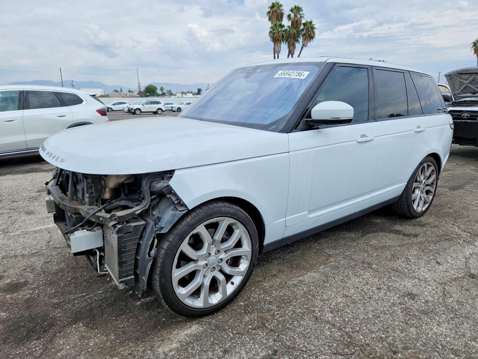 2019 Land Rover Range Rover მანქანა იყიდება აუქციონზე, vin: SALGS2SVXKA547036, აუქციონის ნომერი: 66842786