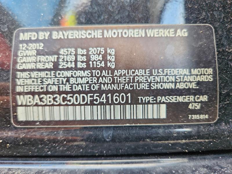 Aukcja sprzedaży 2013 Bmw 328, vin: WBA3B3C50DF541601, numer aukcji: 66190036