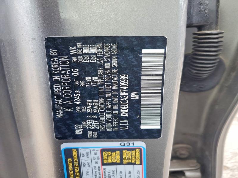 65442176 :رقم المزاد ، KNDEUCA21P7405989 vin ، 2023 Kia Seltos مزاد بيع